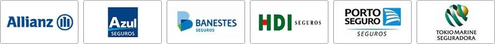 Allianz Seguros, Azul Seguros, Banestes Seguros, HDI Seguros, Porto